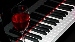 Piano glass reflections