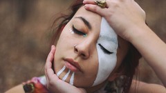 Piercings redheads face paint