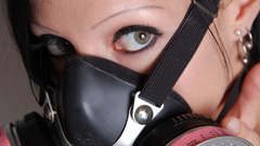 Piercings respirator eyebrows