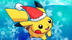 Pikachu Christmas snowflakes