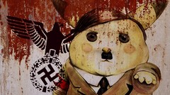 Pikachu funny Pokemon moustache Adolf Hitler