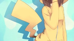 Pikachu Pokemon anime girls brown eyes brunettes k - on 