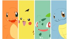 Pikachu Pokemon bulbasaur squirtle charmander