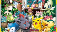 Pikachu Pokemon celebi cyndaquil Sudowoodo Piplup zorua Breloom 