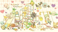 Pikachu Pokemon litwick snivy Tepig Oshawott woobat zorua 