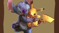Pikachu Pokemon stitch
