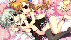 Pillows lolicon white hair