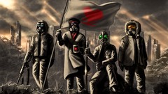 Pilot gas masks illustrations romantically apocalyptic 