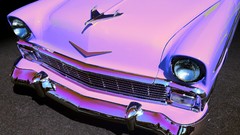 Pink 1956 Chevrolet Bel Air