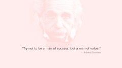 Pink Albert Einstein Quotes