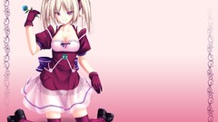 Pink anime girls inakoi