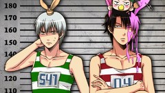 Pink Anime short hair beelzebub anime boys Furuichi Takayuki 