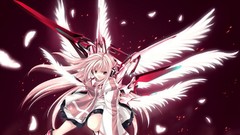 Pink Anime Swords angels