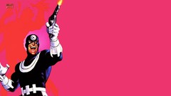 Pink background comics villians bullseye