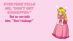 Pink background super mario bros princess peach video games