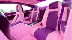 Pink Bentley mansory car interiors