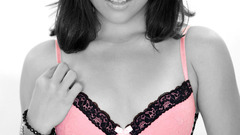 Pink bra selective coloring
