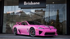 Pink cars Lexus matte lexus lfa pink cars