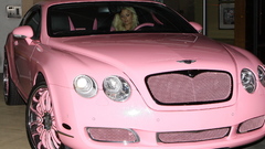 Pink cars Paris hilton