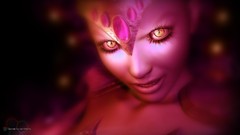 Pink Characters digital art fantasy art