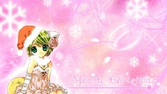 Pink Christmas costume hats santa animal ears di gi charat