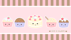 Pink cupcakes cakes Sweets