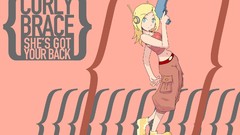 Pink curly brace doukutsu monogatari