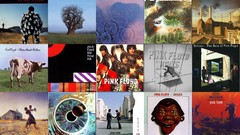 Pink floyd collage in