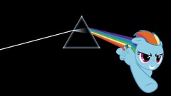 Pink floyd my little pony rainbow dash The Dark Side Of The Moon