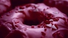 Pink food Hearts donuts desserts icing sprinkles