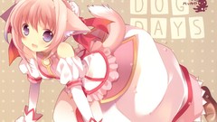 Pink hair animal ears