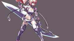 Pink hair anime girls