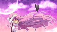 Pink hair anime girls