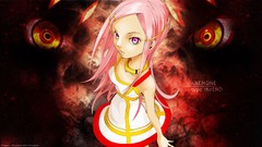 Pink hair anime girls eureka seven purple eyes Anemone (Eureka 