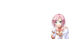 Pink hair anime girls green eyes tales of vesperia Simple 