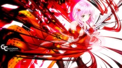 Pink hair guilty crown yuzuriha inori detached sleeves
