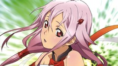 Pink hair guilty crown yuzuriha inori twintails detached sleeves
