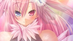 Pink hair heterochromia Chu x Chu Idol