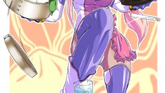 Pink hair huge boobs Dim sum