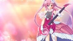 Pink hair long hair heterochromia twintails Chu x Chu Idol