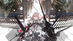 Pink hair long hair pink eyes pixiv fantasia