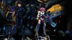 Pink hair long hair pink eyes short hair black hair akemi 