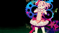 Pink hair mahou shoujo