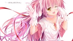 Pink hair mahou shoujo