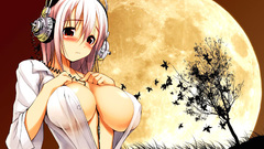 Pink hair nitroplus super