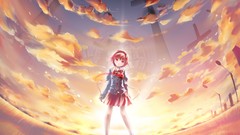 Pink hair pink eyes short hair touhou komeiji satori