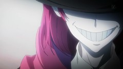 Pink hair smiling Anime