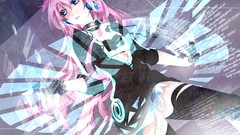 Pink hair vocaloid megurine luka
