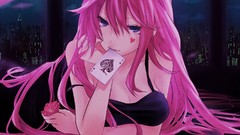 Pink hair vocaloid megurine luka