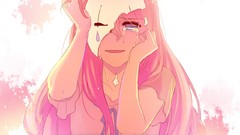 Pink hair vocaloid megurine luka